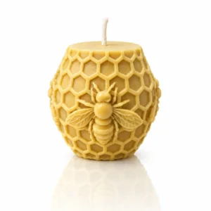 Bougie en cire d’abeille, Reine de la Ruche