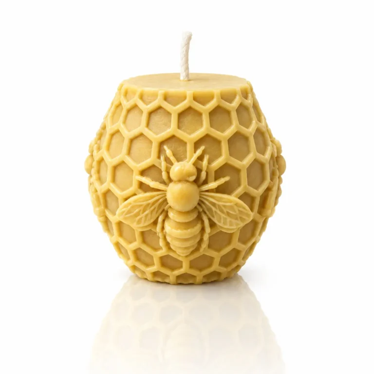 Bougie en cire d’abeille, Reine de la Ruche